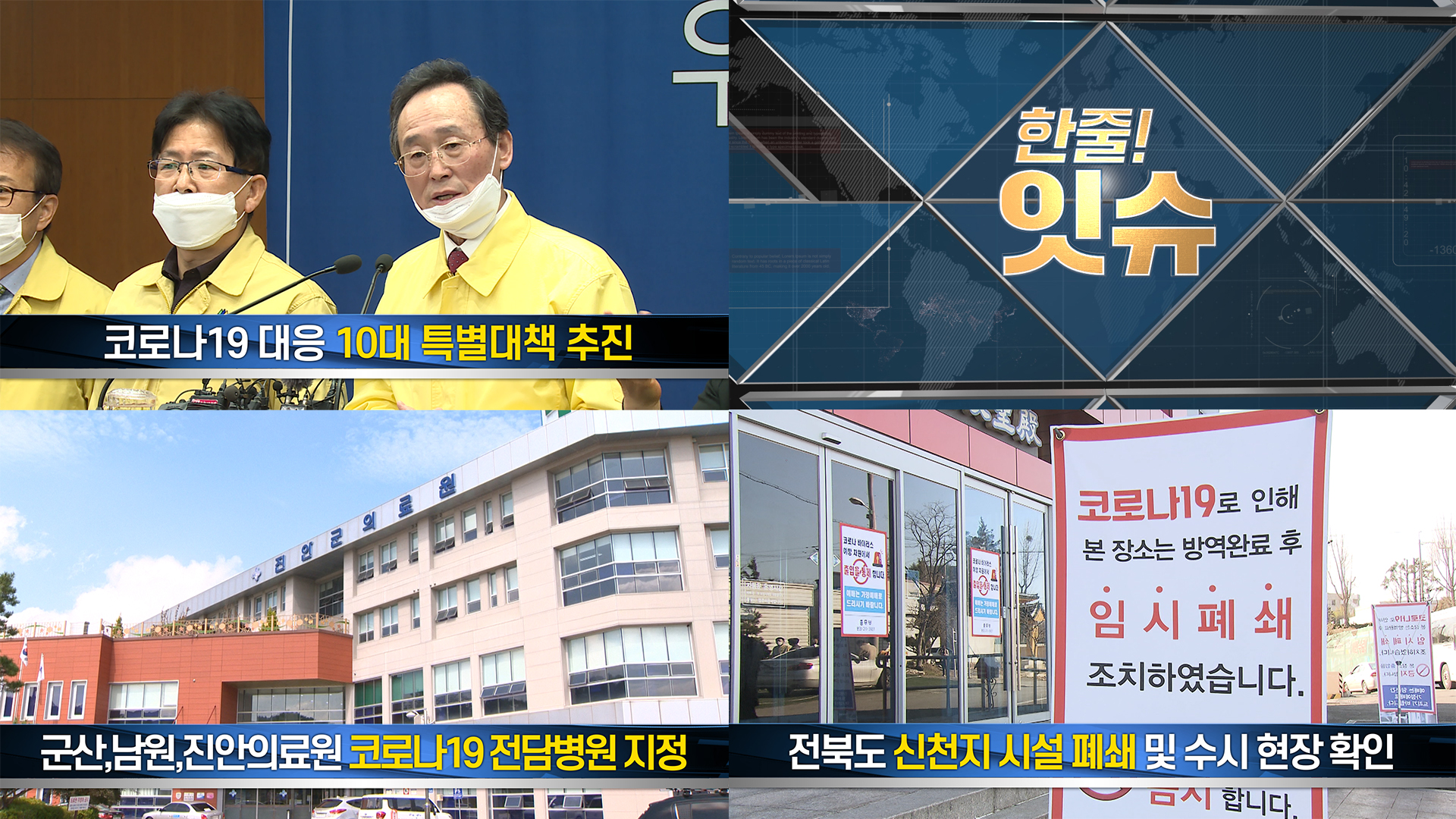 코로나19 대응 10대 특별대책 추진