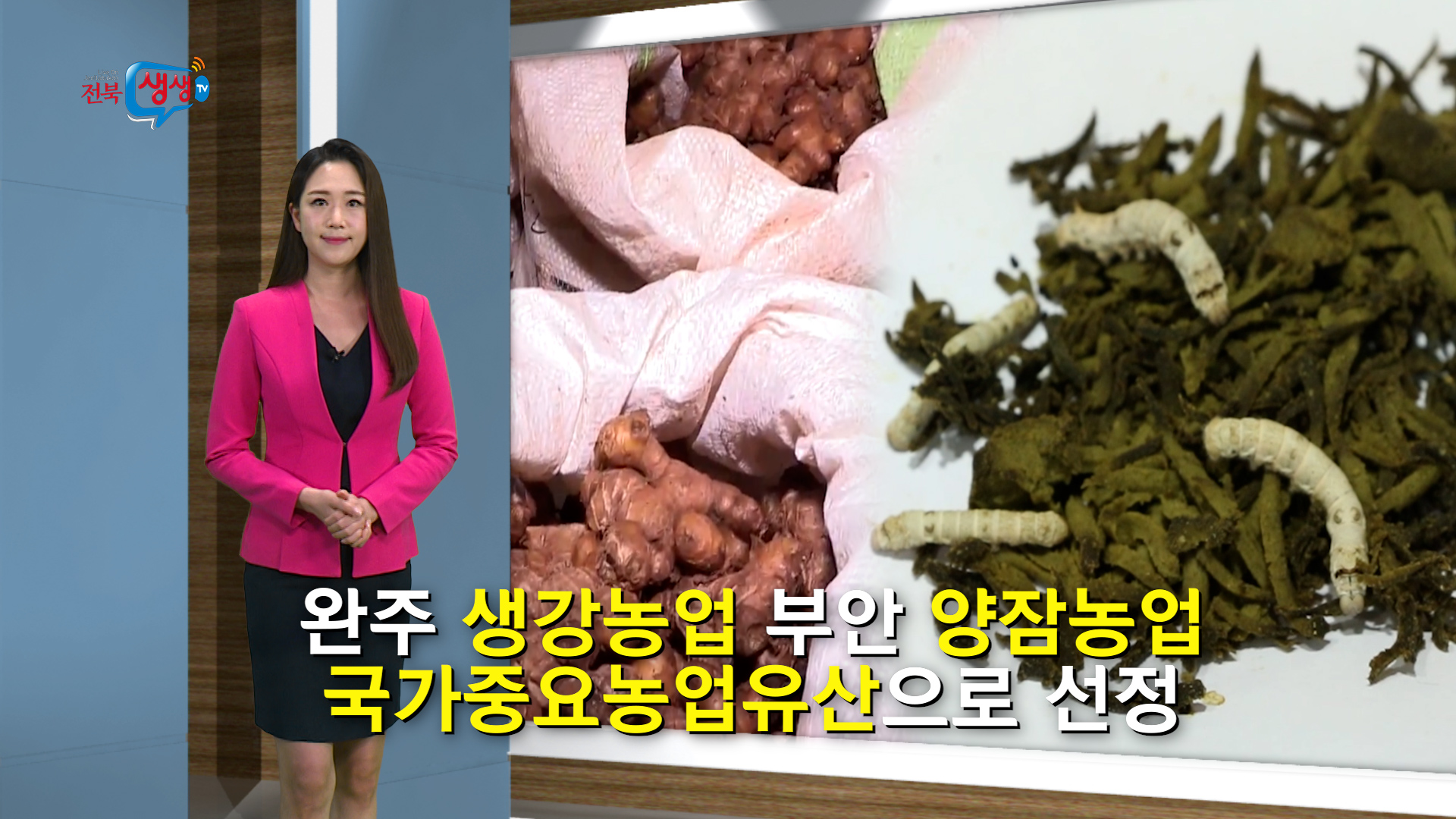 완주 생강농업 부안 양잠농업 국가중요농업유산으로 선정