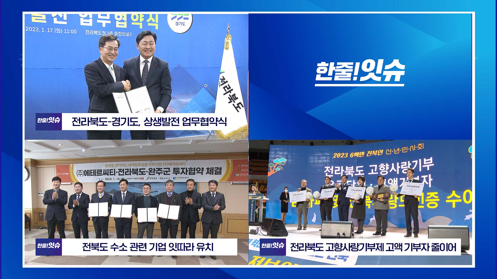 전라북도경기도 상생발전 업무협약식