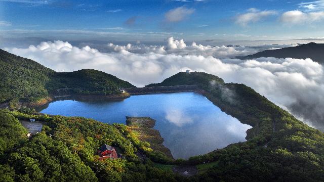 (입선) 적상산 산정호수의 아침