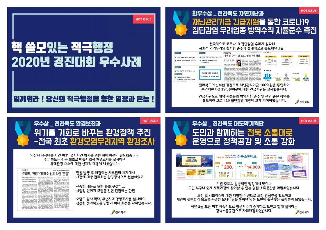 핵 쓸모있는 적극행정! 2020년 경진대회 수상작 모음 1번째 이미지