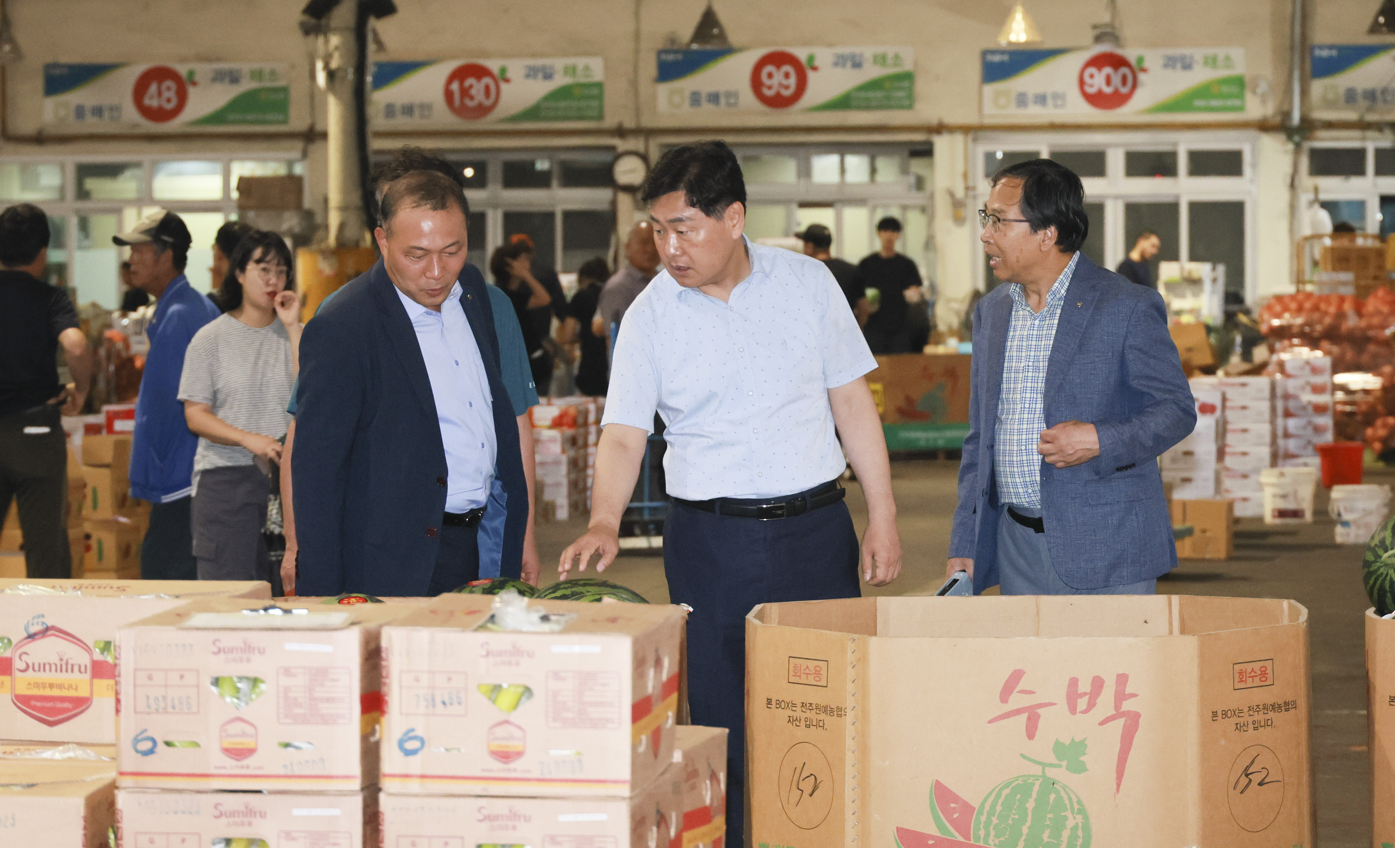 전주시 농수산물 도매시장 방문 이미지(2)