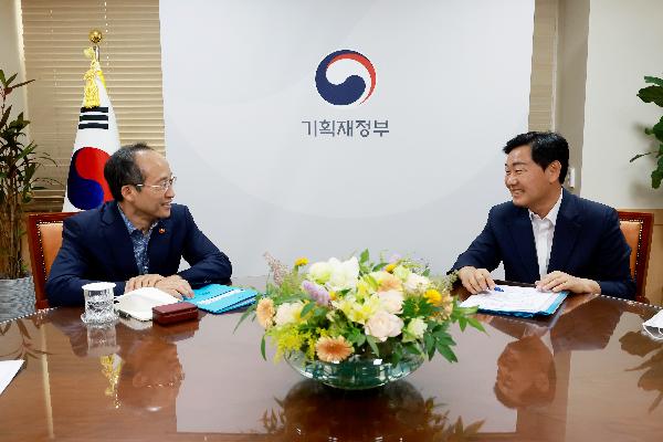 김관영도지사- 추경호 경제부총리 간담회