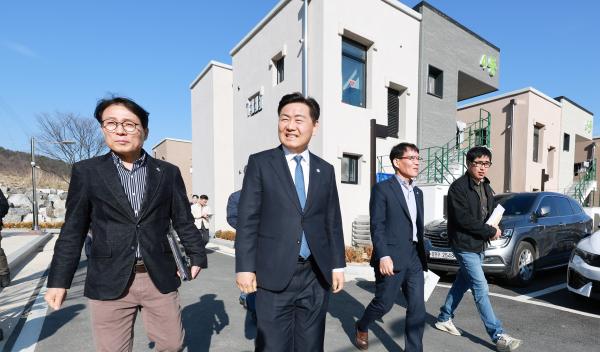 진안군 부귀면 농촌유학 가족체류형 거주시설 현장방문