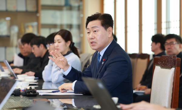 완주·전주 통합 관련 도청 출입 기자 간담회