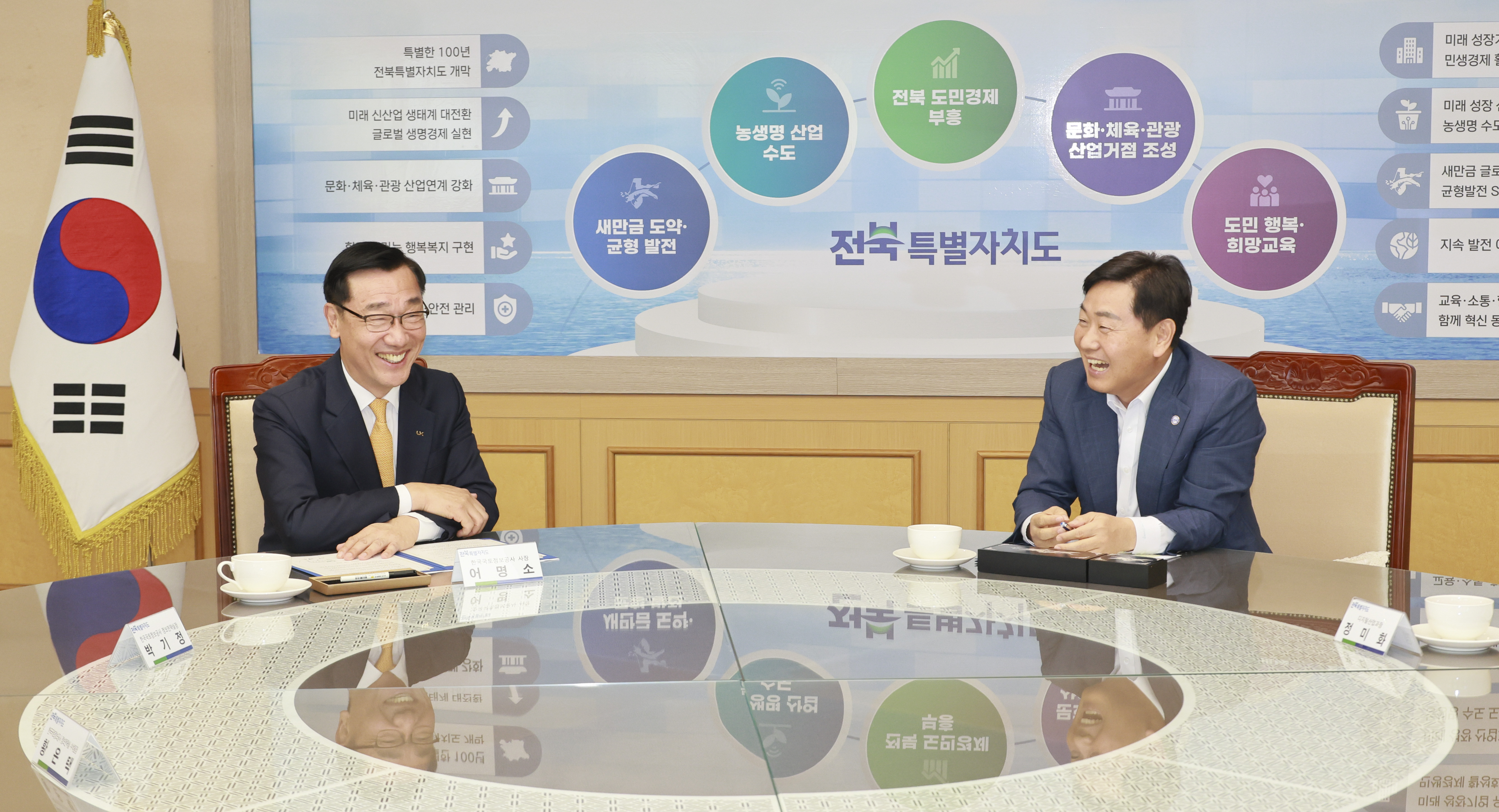 전북자치도-LX 데이터 기반 미래 향해 전진,가명정보 결합·활용 활성화 업무협약 체결 이미지(1)