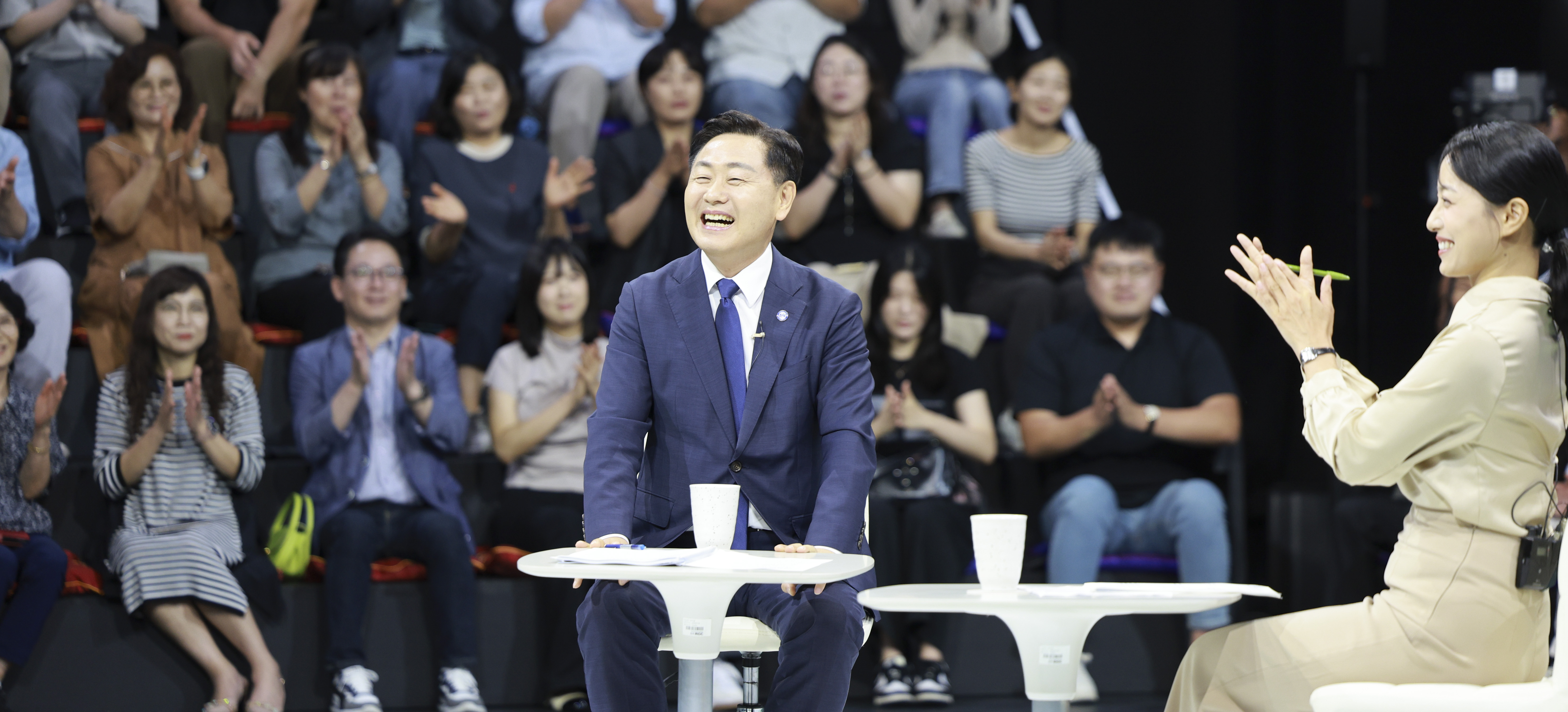 민선8기 3주년, 김관영 지사 도민 200명과 직접 마주 앉았다 이미지(1)