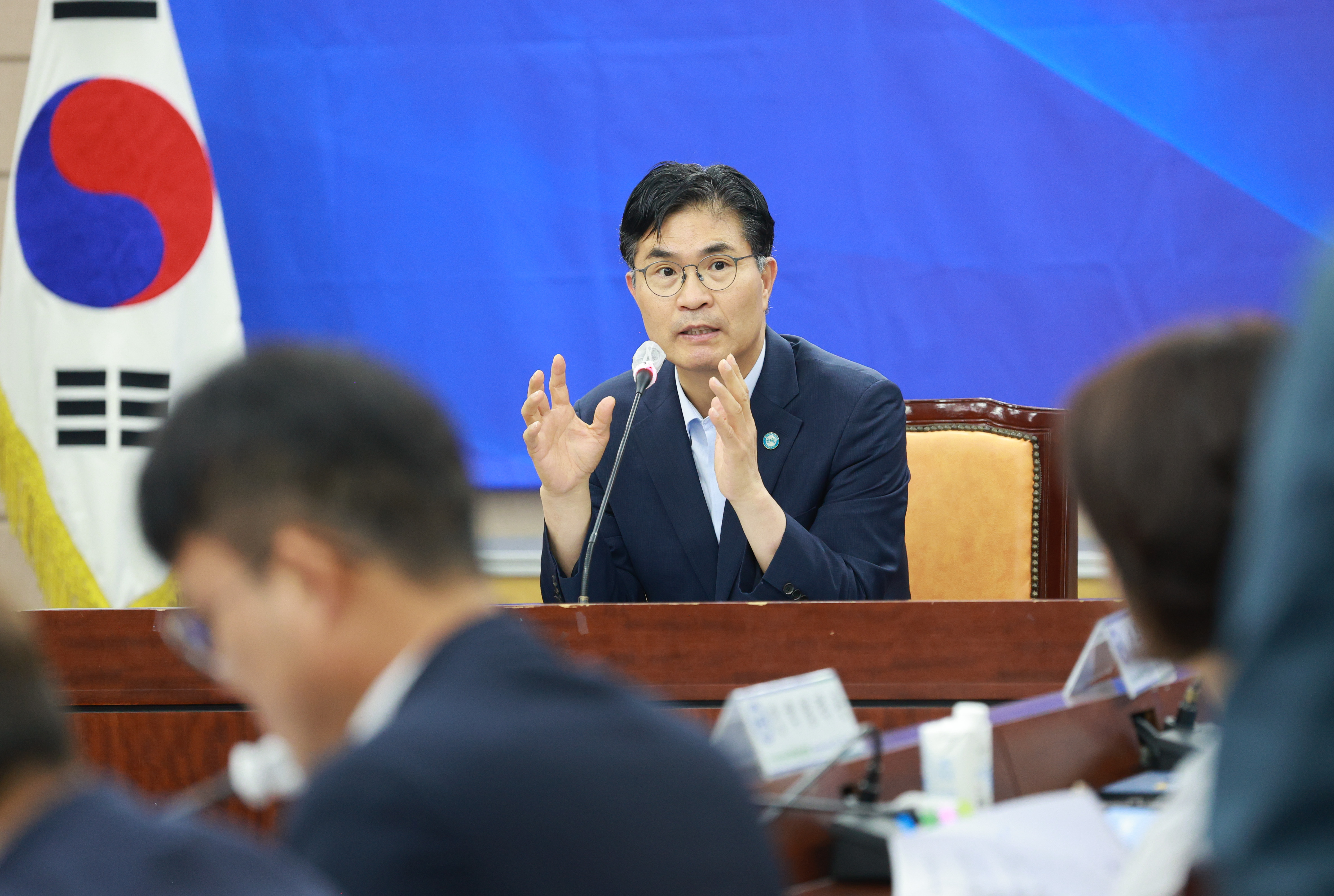 이원택 지사,“국가예산 마지막 총력… 추석 민생 꼼꼼히 챙길 것”간부회의 생중계 소통 이미지(1)