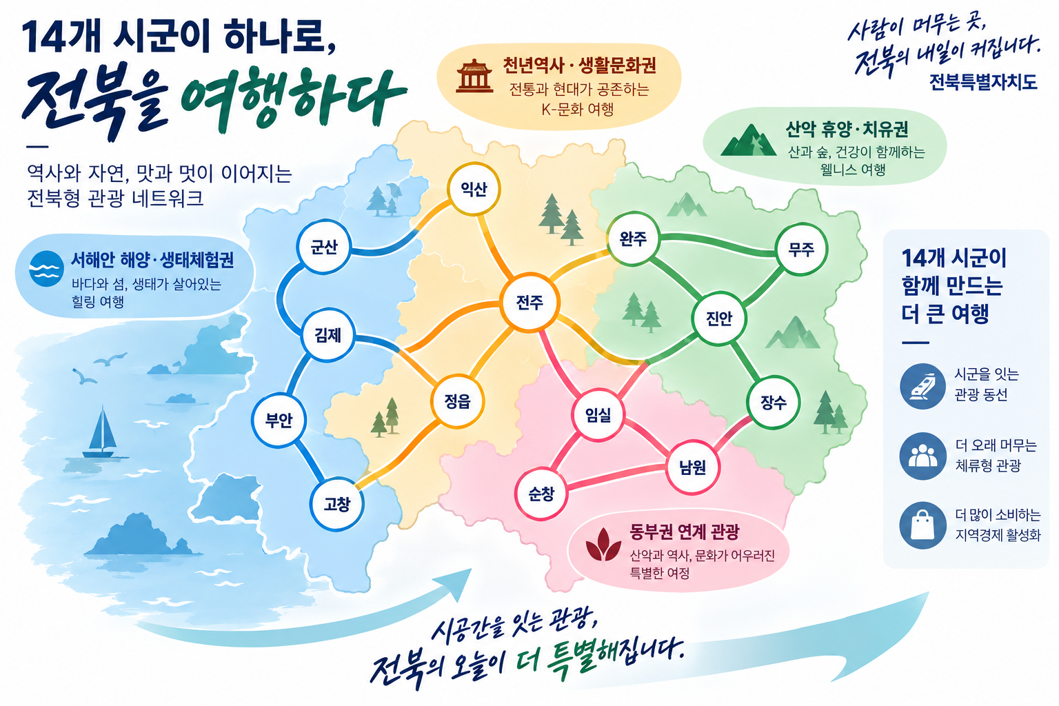 전북, 14개 시군을 잇는 관광에서 인구소멸 해법 모색 이미지(1)