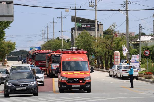 전북특별자치도소방본부, 긴급차량 우선신호제어로 골든타임 확보 성과