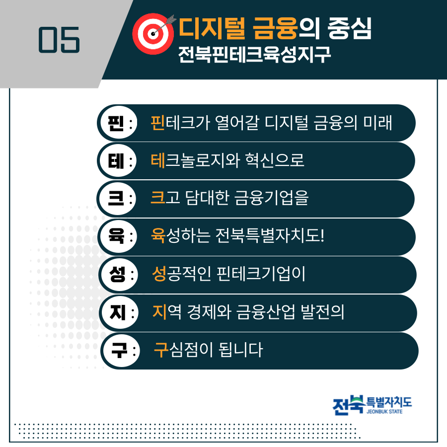 [알기쉬운 전북특별법 특례 시리즈] 전북핀테크육성지구 이미지(6)