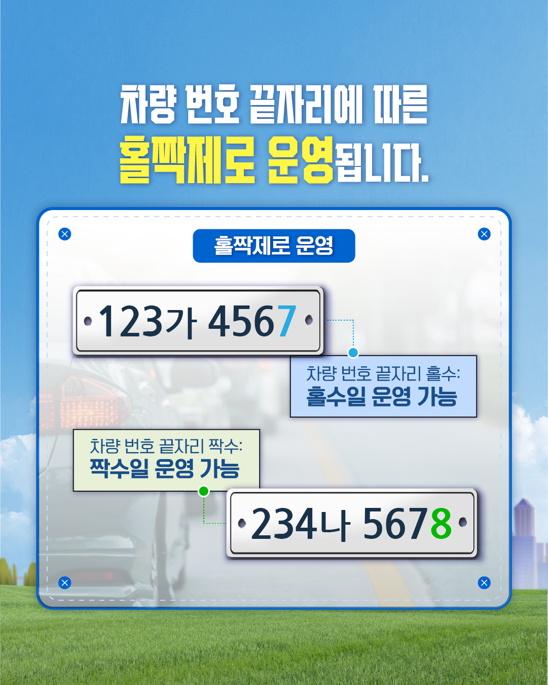 고농도 미세먼지 비상저감조치 차량 공공2부제 시행 안내 4번째 이미지