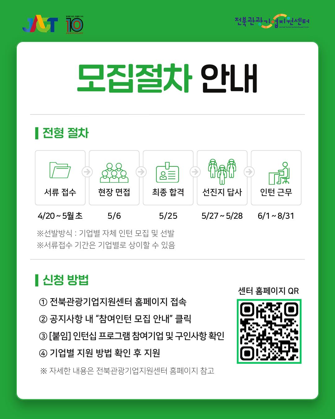 관광일자리 페스타 개최 및 관광일자리 인턴십 프로그램 참여인턴 모집 안내 5번째 이미지