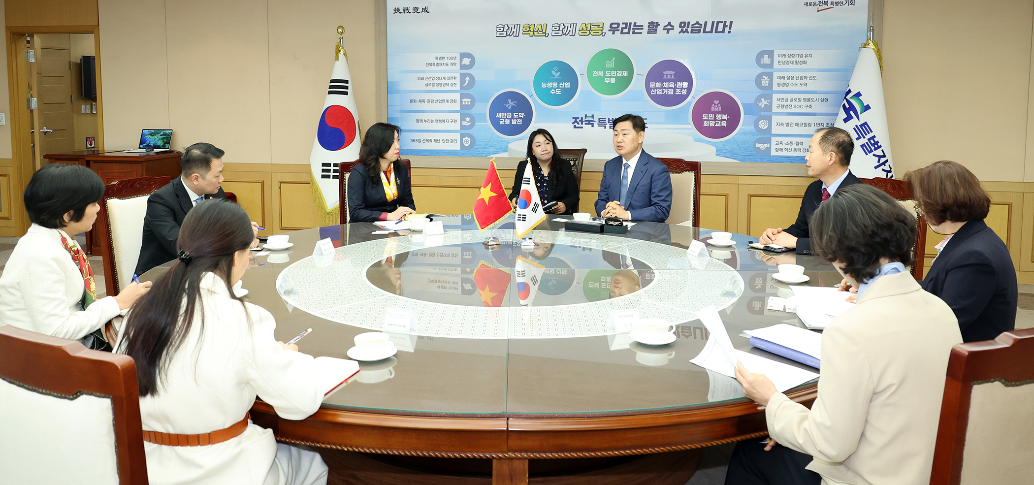 Tỉnh tự trị đặc biệt Jeonbuk, tăng cường mạng lưới hợp tác ngoại giao với Việt Nam