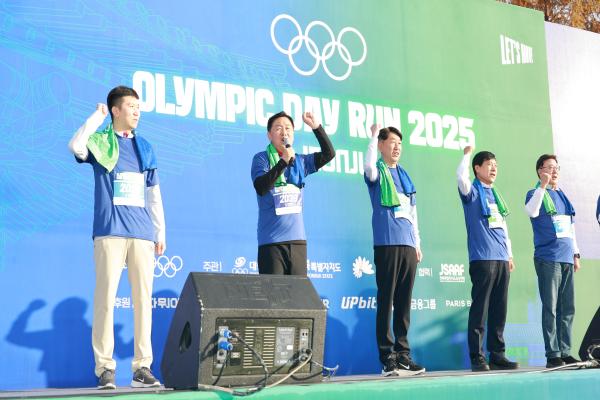 전주서 열린 올림픽데이런, 하계올림픽 유치 향한 힘찬 질주