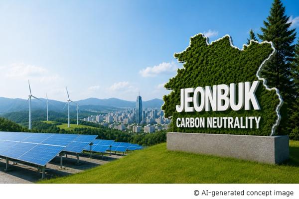 Jeonbuk State exceeded its greenhouse gas reduction target for the second consecutive year, cutting approximately 2.94 million tons of CO₂e in 2025 and advancing its carbon-neutral growth agenda.