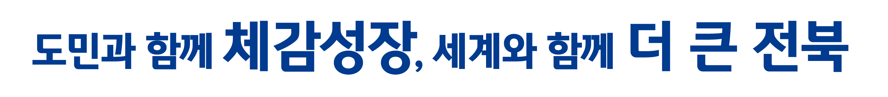 전북특별자치도 로고타입 가로형 국문