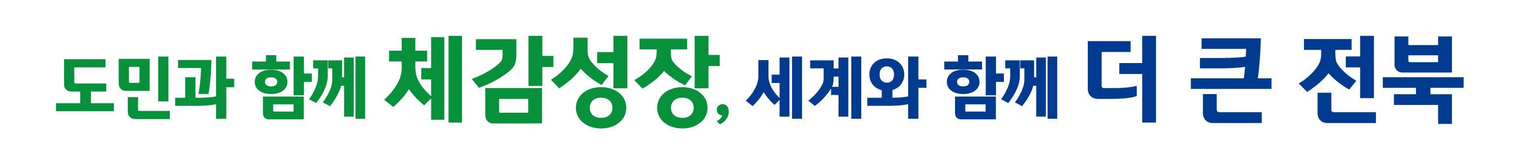 전북특별자치도 로고타입 가로형 국문