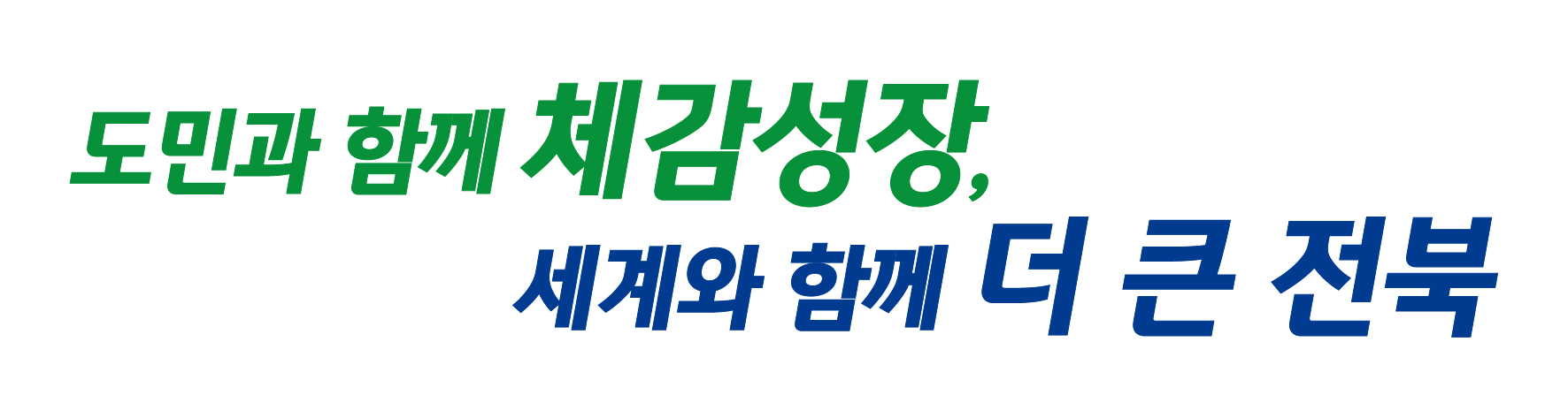 전북특별자치도 로고타입 응용형 국문